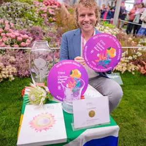 A presentation by Leon Kluge on the RHS Chelsea flower show 2024