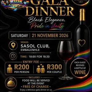 Secunda pride Gala dinner