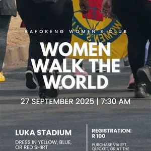 BAFOKENG WOMENS CLUB WOMEN WALK THE WORLD