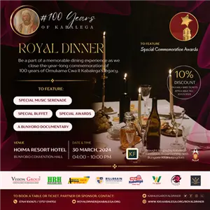 100 Years of Kabalega Royal Dinner