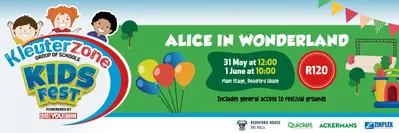 Alice in Wonderland at Kleuterzone Kids Fest