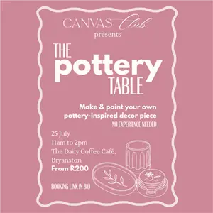 The Pottery Table by Canvas Club