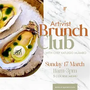 Artivist Brunch Club with Chef Katlego Mlambo Sun 17 03 2024
