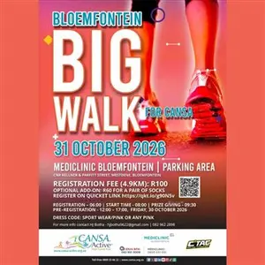 CANSA Big Walk Bloemfontein 2026
