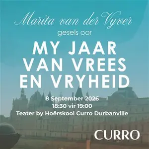 Marita van der Vyver gesels oor My jaar van vrees en vryheid