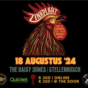 ZINKPLAAT Live at Daisy Jones Bar Stellenbosch SONDAG