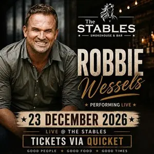 Robbie Wessels Live The Stables Stilbaai