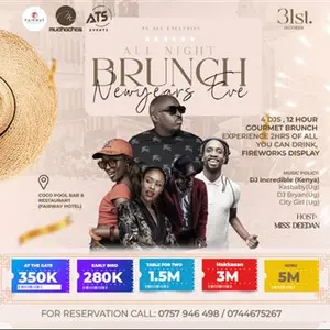 ALL NIGHT BRUNCH NEW YEARS EVE