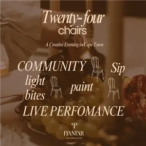 24 Chairs A Creative Evening with Art Music & Wine in Cape Town