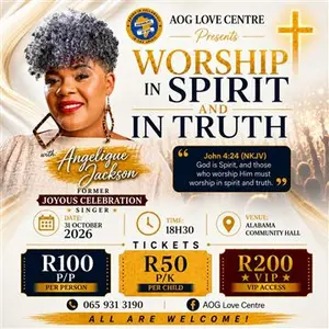 Concert with Angelique Jackson former Joyous Celebration artist