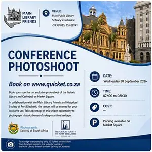 LIBRARY & CATHEDRAL PHOTOSHOOT PHOTOGRAPHIC SOCIETY OF SOUTH AFRICA 30 09 2026