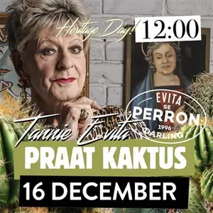 Tannie Evita Praat Kaktus 16 December 2026