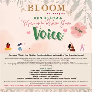 A morning to reclaim and activate your voice