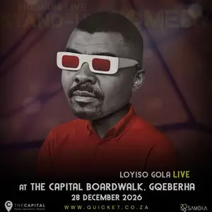 Loyiso Gola LIVE in Gqeberha at The Capital Boardwalk 28 December 2026