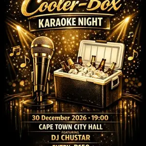 COOLER BOX KARAOKE NIGHT AND LIVE MUSIC EVENT ICE CHEST JOURNEY TO CITY HALL 301226