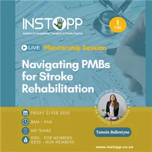 INSTOPP Mentorship Navigating PMBs for Stroke Rehabilitation